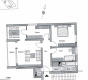 Geräumige 3-Zimmer-Wohnung TOP geschnitten mit West-Loggia - TOP Grundriss